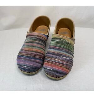 Dansko Jute Pro Weave Artisan Women Shoes Size 40 EU, 9-9.5 US Espadrille Canvas